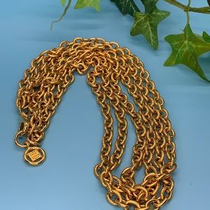 Givenchy gold color necklace